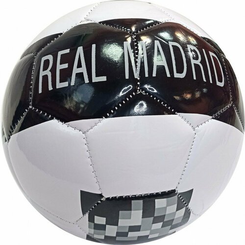 Мяч футбольный Real Madrid E40770-3 машинная сшивка (черно/белый)