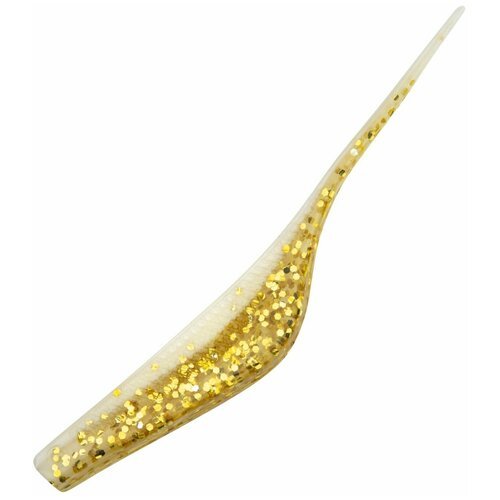 Силиконовая приманка для рыбалки Fox Rage Darter Tail 75мм #Gold Glitter, слаг на щуку, окуня, судака