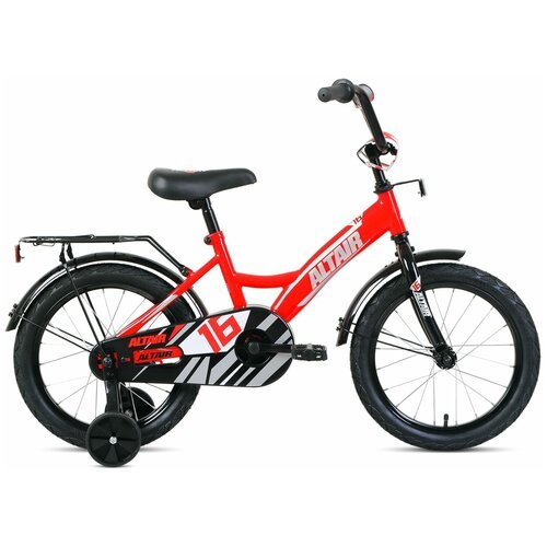 Велосипед ALTAIR KIDS 16' (2022) (Велосипед ALTAIR KIDS 16 (16' 1 ск.) 2022, красный/серебристый, IBK22AL16107)