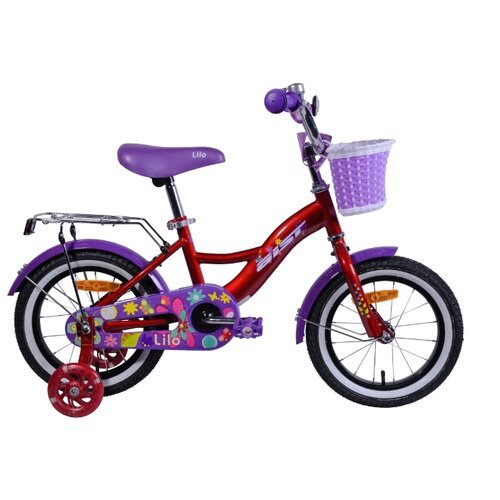 Велосипед Aist Lilo (колеса 14') красный