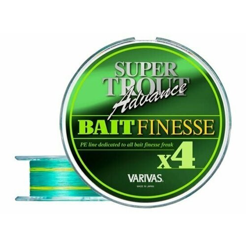 Шнур VARIVAS SUPER TROUT ADVANCE BAIT FINESSE PE X4 100m #0.8 15lb