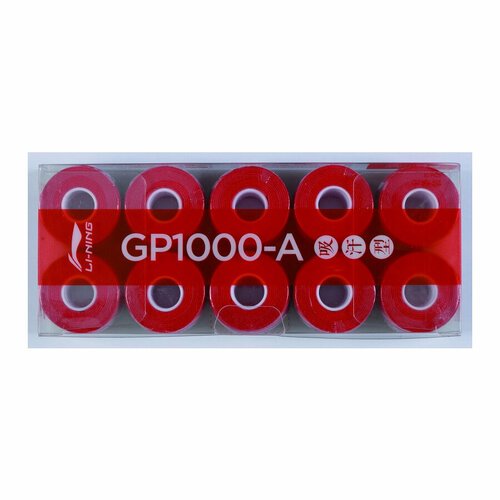 Обмотка для ручки Li-Ning Overgrip GP1000-A х10, Red