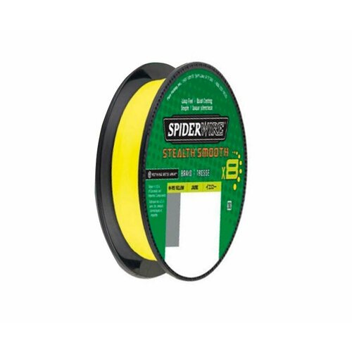 Шнур плетеный SPIDERWIRE Х8 Braid Stealth Smooth 150м яркожелтый 0,05мм 5,4кг