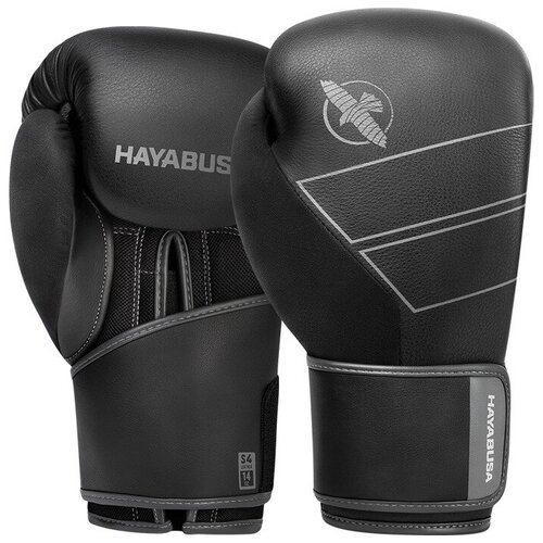 Перчатки Hayabusa S4 Leather Boxing Gloves Black - Hayabusa - Черный - 14 oz