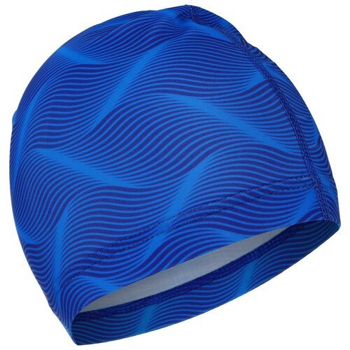 Шапочка для плавания, взрослая, цвет голубой, обхват 54-60 см, ONLITOP