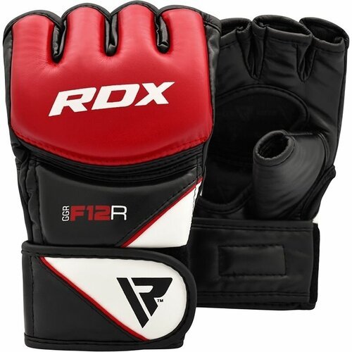 Перчатки для MMA RDX красные GGRF-12R (Полиуретан, ЭВА (этиленвинилацетат), RDX, M, Таиланд, Красно-черный) M