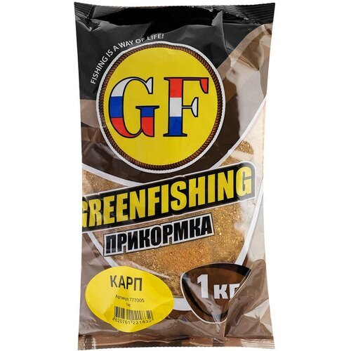 Прикормка Greenfishing GF, карп, 1 кг 4319112