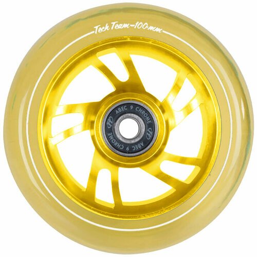 Колесо для трюкового самоката Tech Team TT 100 мм. Wind2 - Yellow