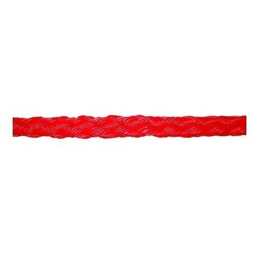 Трос, шнур полиэтиленовый, красный, 10 мм, плавающий, длина кратна 10 метрам, Италия