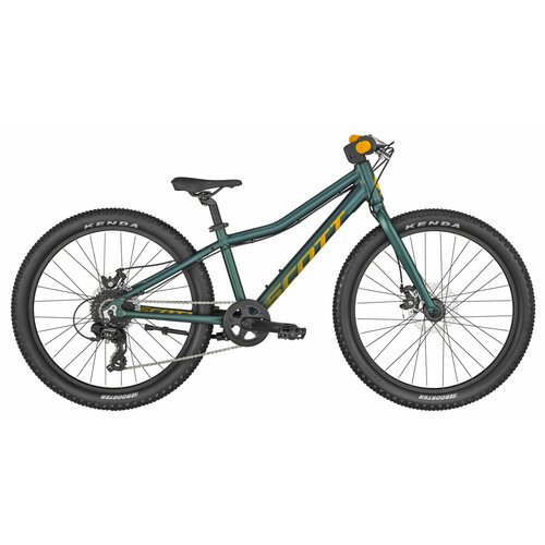 Подростковый велосипед Scott Scale 24 Rigid (2023) 24 Бирюзово-оранжевый (128-152 см)