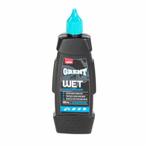 Смазка цепи Grent Wet Lube для влажной погоды 120мл бутылочка (40471-120) синий