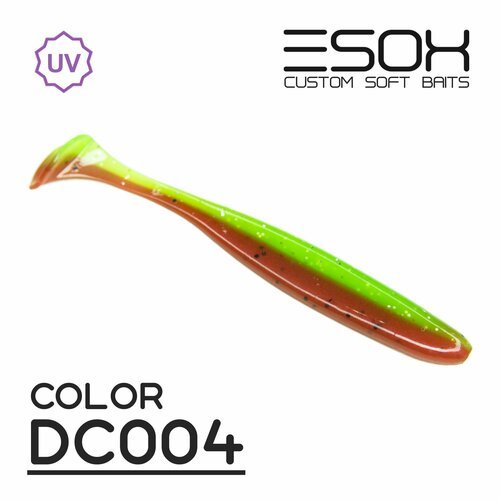 Мягкие приманки Esox SHEASY 4.4' (112мм) # DC004 (4шт)