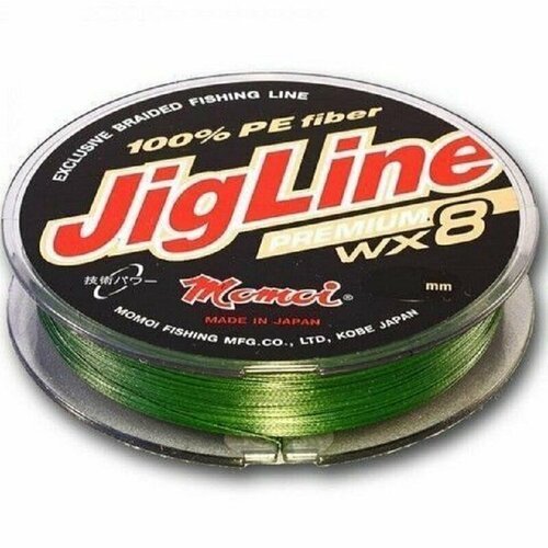 Шнур JigLine Premium 0,10мм 7,8кг 100м хаки