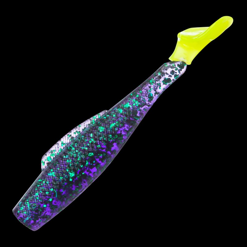 Приманка силиконовая Z-Man MinnowZ 3' #Purple Chartreuse Tail