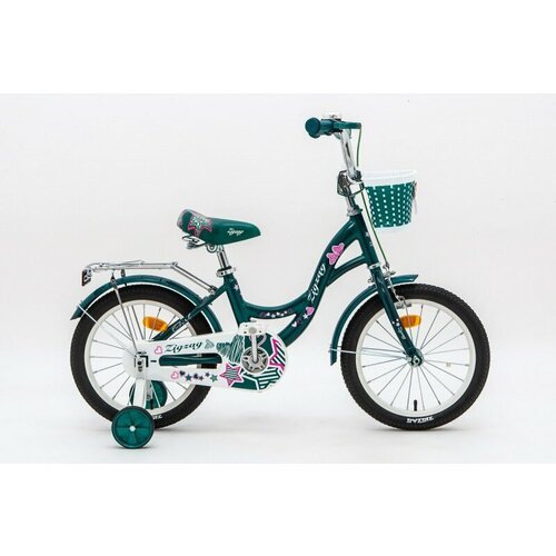 Велосипед 16 ZIGZAG GIRL зеленый