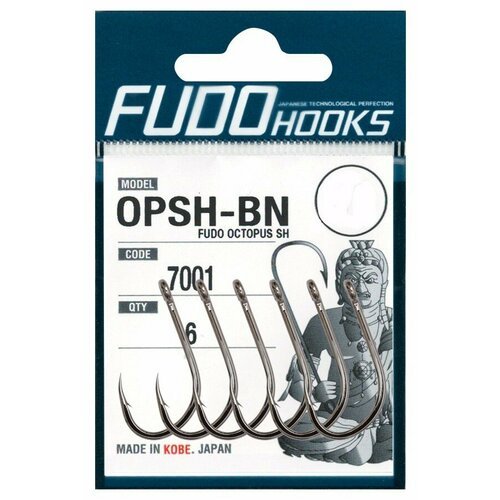 Крючки Fudo Octopus SH OPSH-BN 7001 BN №1/0