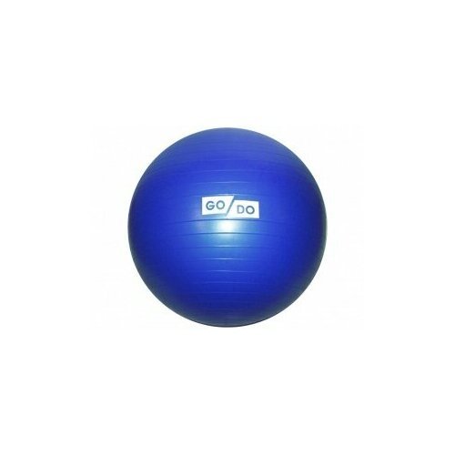 Мяч для фитнеса Anti-burst GYM BALL матовый. Диаметр 65 см: FB-65 1000 г (Синий)