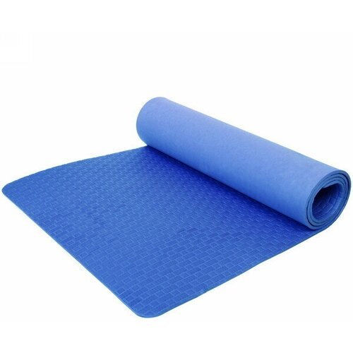 Коврик для йоги 7 мм 61х183 см «Легкость», синий