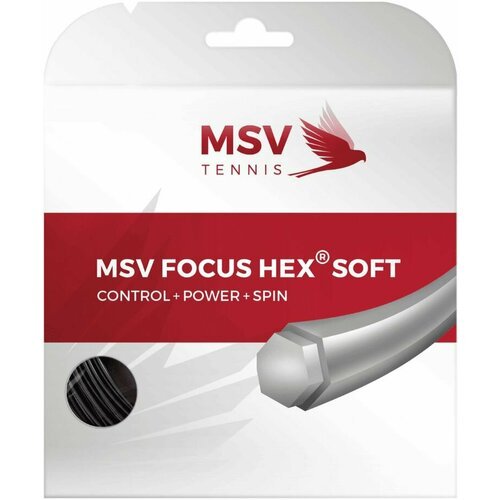 Теннисная струна MSV Focus HEX Soft BK - 1.25 Set (12 м), арт. 7041