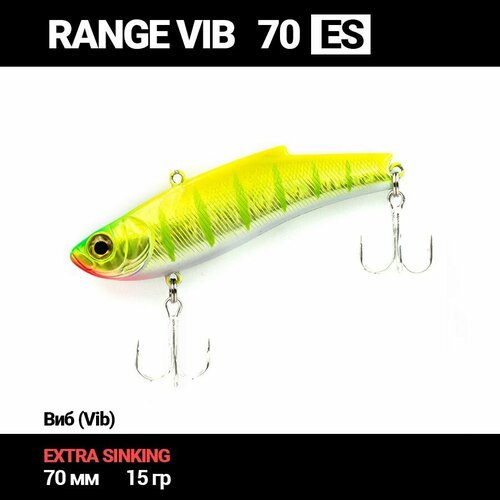 Воблер (Vib) Columbia Range Vib 70ES 15g #17 Chartreuse Stripes