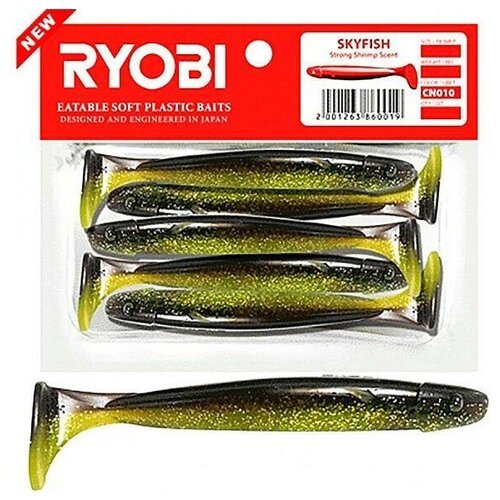 Риппер Ryobi SKYFISH 109mm, цвет CN010 frog eggs, 3шт