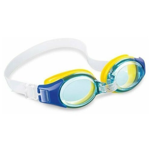 Очки для плавания Junior Goggles, синие, от 3 до 8 лет