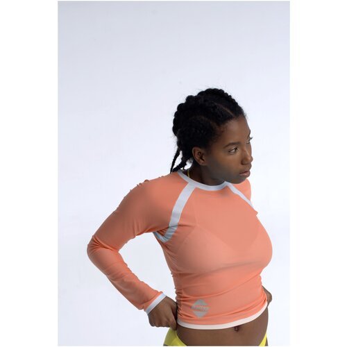 Гидромайка для плавания Dallas Activewear (Лайкра с длинным рукавом, длинная, размер One size 40-44, розовый)