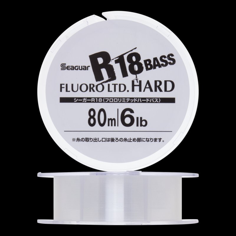 Флюорокарбон Seaguar R18 Fluoro Limited Hard Bass 6Lb #1,5 0,205мм 80м (clear)