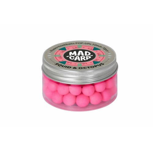 Бойлы плавающие Mad Carp Baits SQUID & OCTOPUS Pop-Ups (Кальмар и Осьминог) 10мм