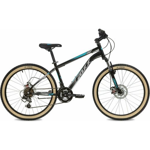 Подростковый горный (MTB) велосипед Foxx Caiman 24 (2024) 14 AND quot 24SHD. CAIMAN.14BK4 (черный)