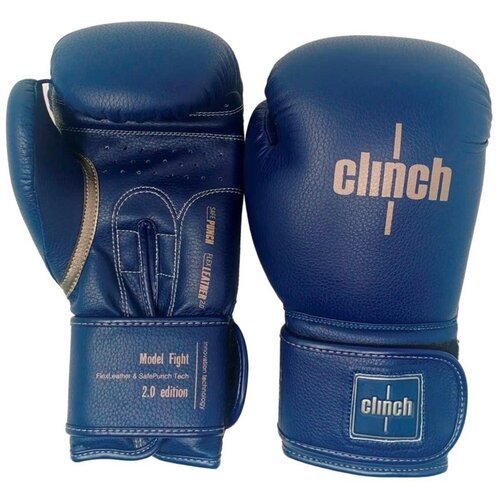 C137 Перчатки боксерские Clinch Fight 2.0 темно-синие - Clinch - Темно-синие - 8 oz
