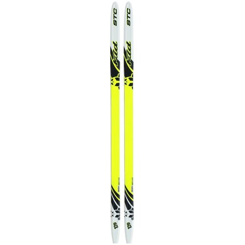 Лыжи пластиковые бренд ЦСТ 'step', длина 120 см, цвет микс