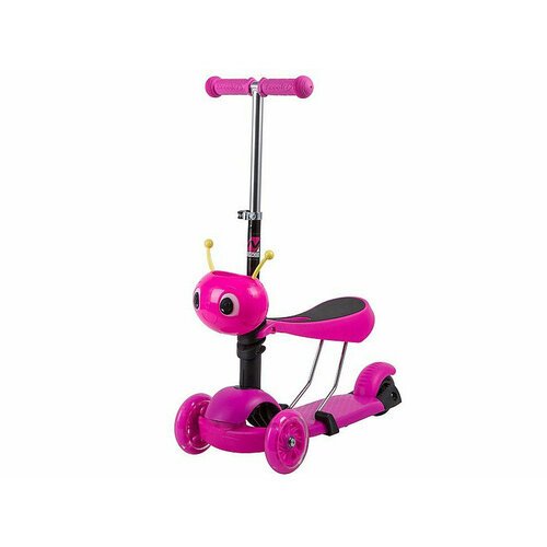 Самокат Novatrack Disco-Kids Pink 120S. DISCOKIDS. PN9