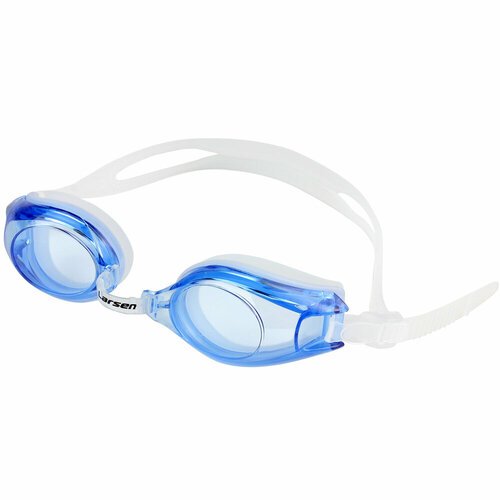 Очки плавательные Larsen R1281 синий (силикон)