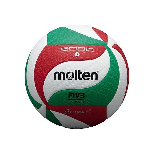 Волейбольный мяч Molten V5M5000 FIVB белый/зеленый/красный