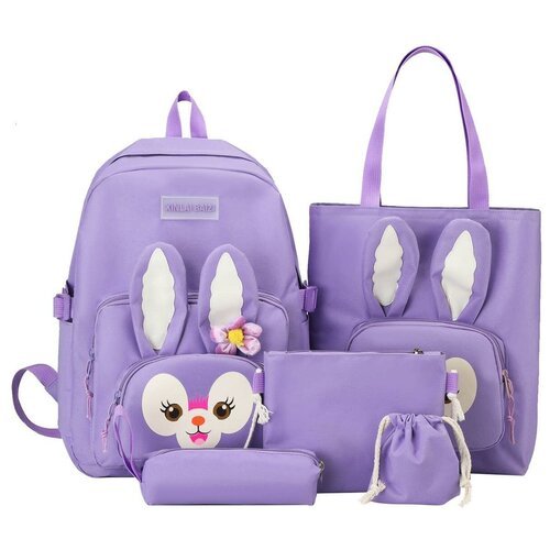Рюкзак для девочки с комплектом (кролик)
