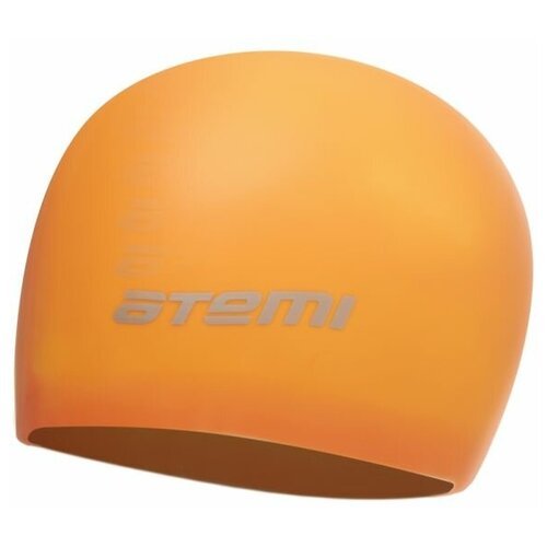 Шапочка для плавания Atemi, силикон, детская, оранжевая, SC306