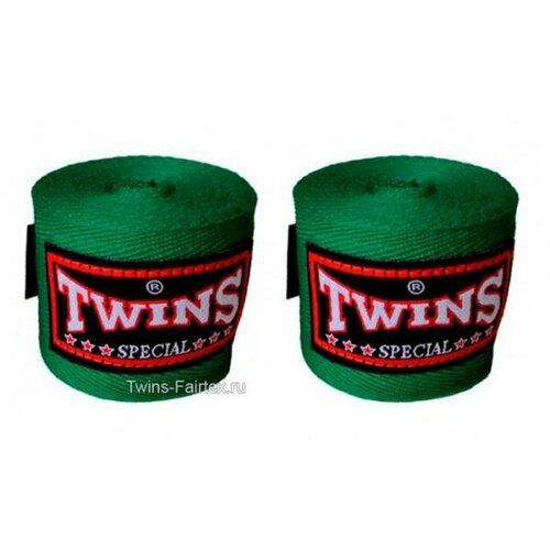 Бинты боксерские Twins Special CH1 Green, 5 м, зеленый