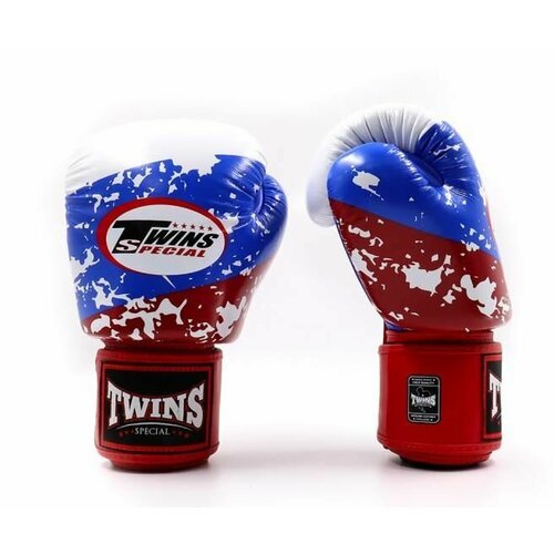 Боксерские перчатки Twins FBGVL3-44 Флаг России 10 oz