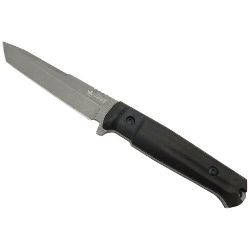 Нож фиксированный Kizlyar Supreme Aggressor PGK Tacwash с чехлом черный