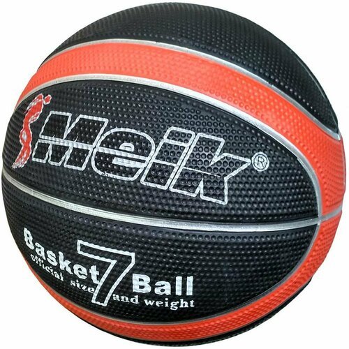 Мяч баскетбольный Meik-MK2310 №7, C28682-3 (черный/красный)