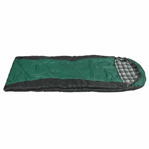 Мешок спальный COUGAR 200 XL (одеяло с подгол.) зеленый 230х95см (-5+5)