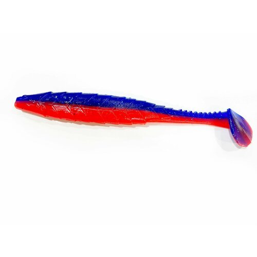 Мягкая силиконовая приманка Pike Minnow 25 см; 1шт; Фиолетово-красный/Violet-fire (UV)