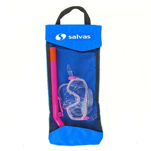 Набор для плавания Salvas Easy Set EA505C1TFSTB, р. Junior, розовый в сетч. сумке