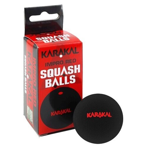 Мячи для сквоша Karakal 1-Red x2