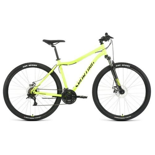 Велосипед 29' Forward Sporting 2.2 D, цвет ярко-зеленый/черный, размер 19'