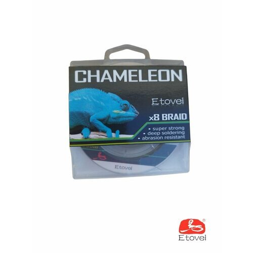 Плетеный шнур для рыбалки Etovei CHAMELEON x 8 BRAID 100 m