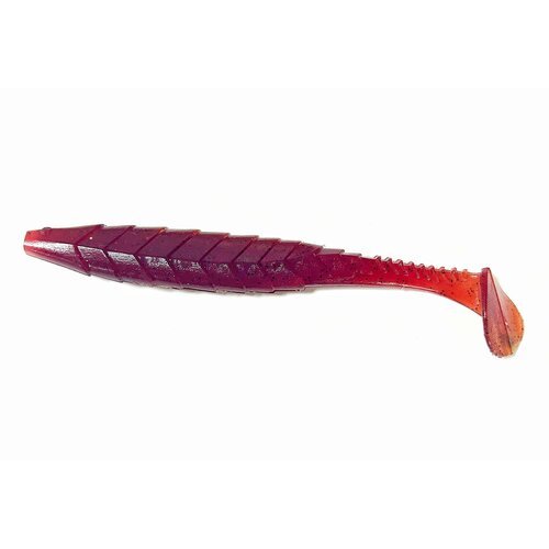 Мягкая силиконовая приманка Pike Minnow 25 см; 1шт; Красный/Grape (UV)