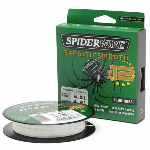 Шнур Spiderwire Stealth Smooth X12 New 150м 0,19мм Translucent