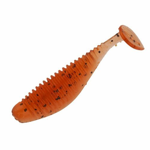 Силиконовая приманка для рыбалки Ojas Nanoshad 42мм Рак/рыба #Orange, виброхвост на щуку, окуня, судака